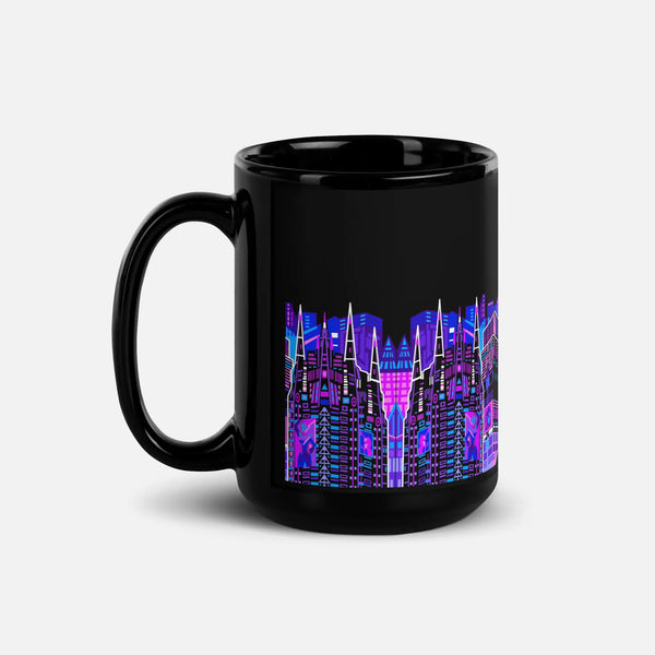 Pixelated Cityscape Mug